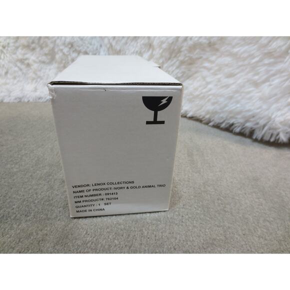 Lenox Ivory and Gold Animal Trio - Elephant, Swan, Dolphin - Picture 11 of 11